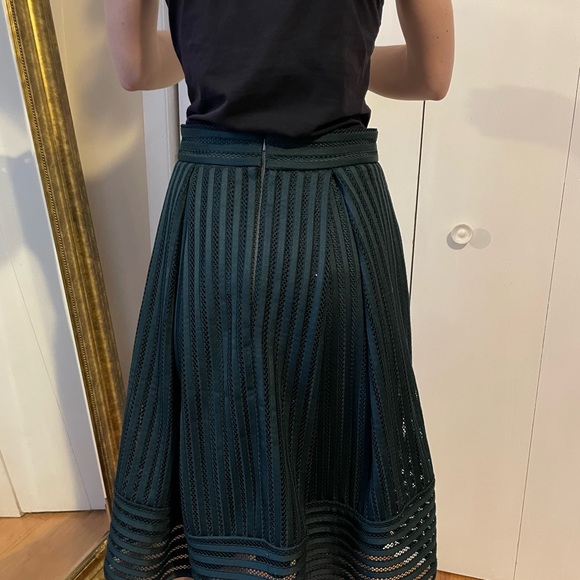 Forrest Green A-Line Skirt - Picture 2 of 9